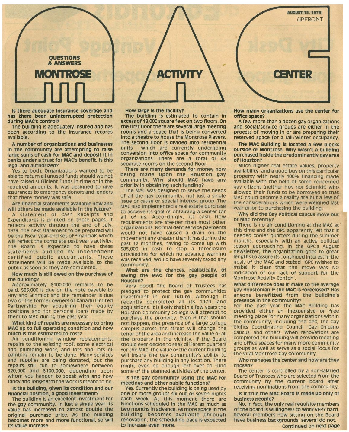 Montrose Activity Center